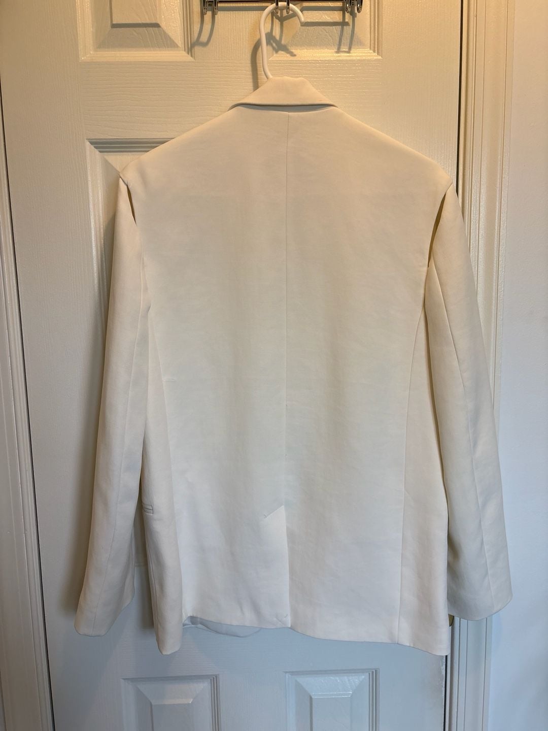 Zara Cut-Out Blazer Size XS White 7