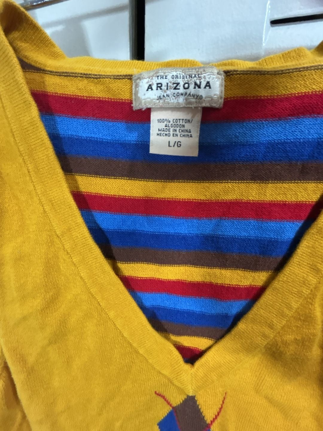 Arizona Jean Company 100% Cotton/Algodon Vintage, Y2K Style Vest 4