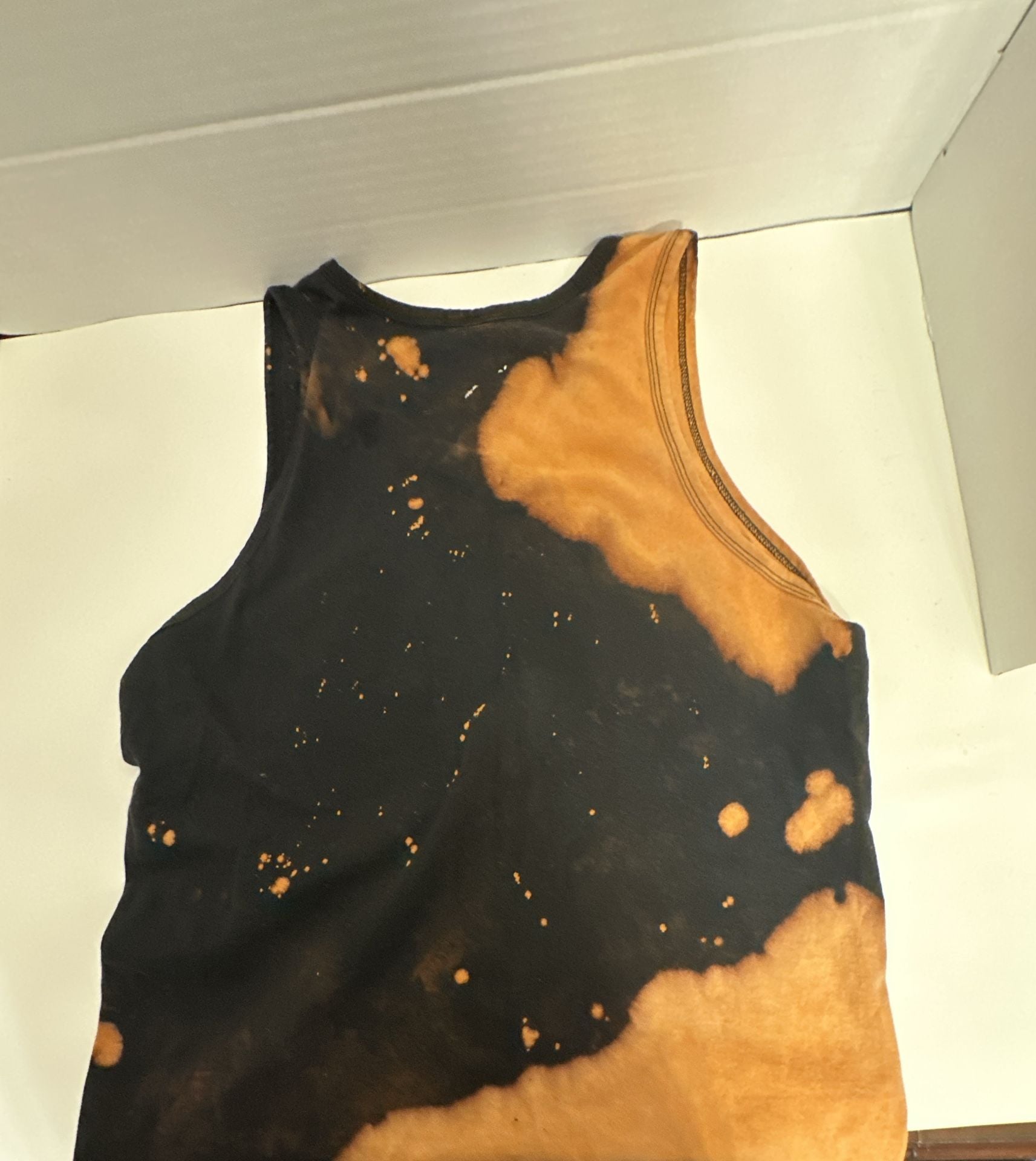 Natty Dread Bob Marley Bleach Wash Tank Top Black 3