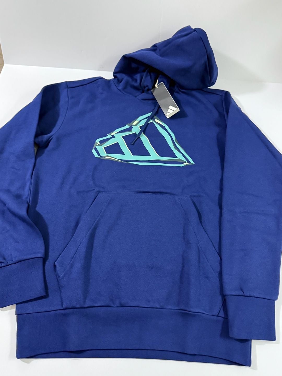 Adidas M Evo Bl Hd Size MT Dark Blue Hoodie 2