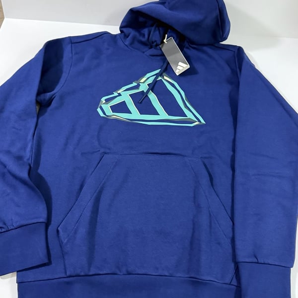 Adidas M Evo Bl Hd Size MT Dark Blue Hoodie
