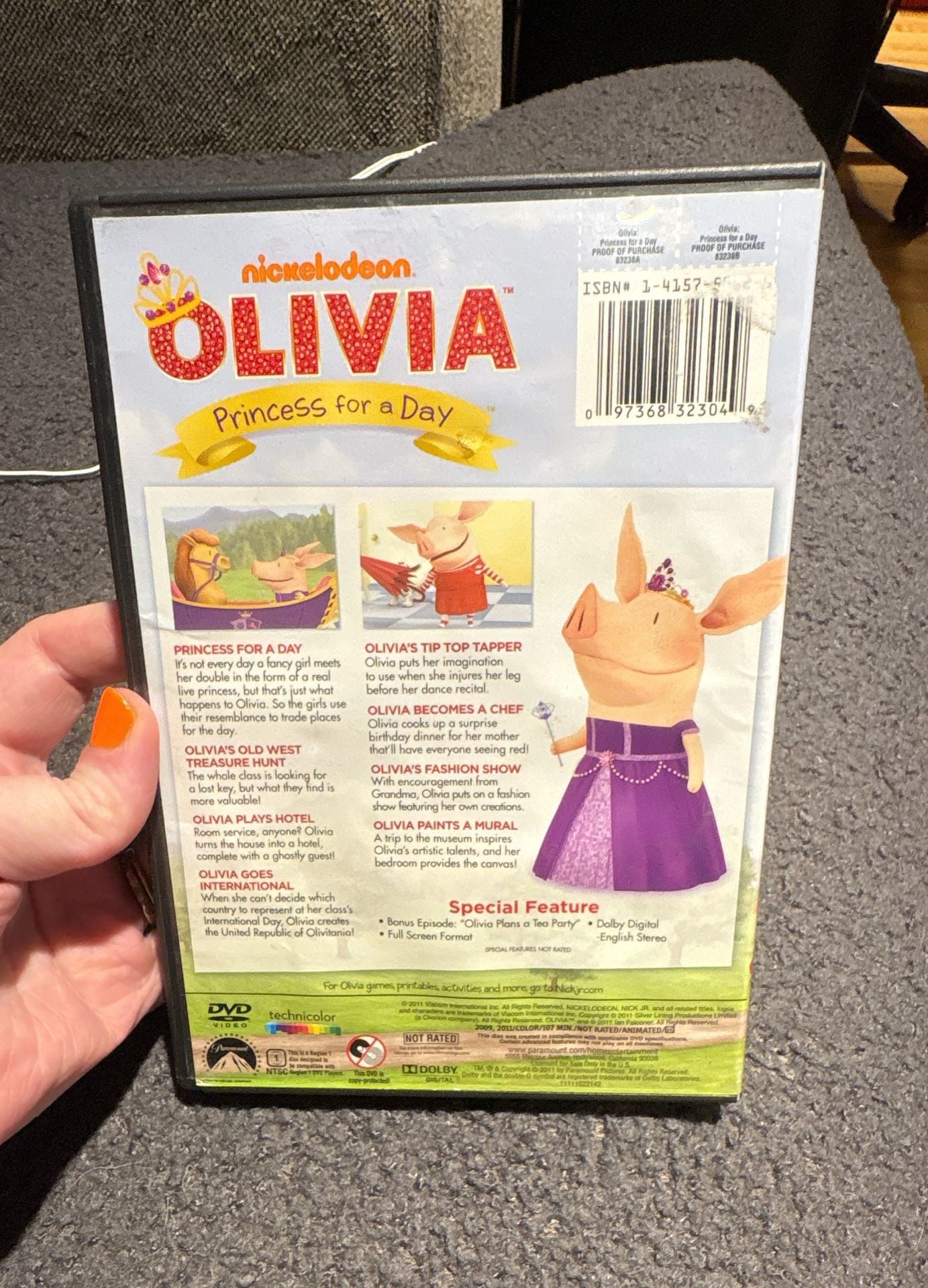 Nickelodeon Olivia Princess For A Day DVD 2