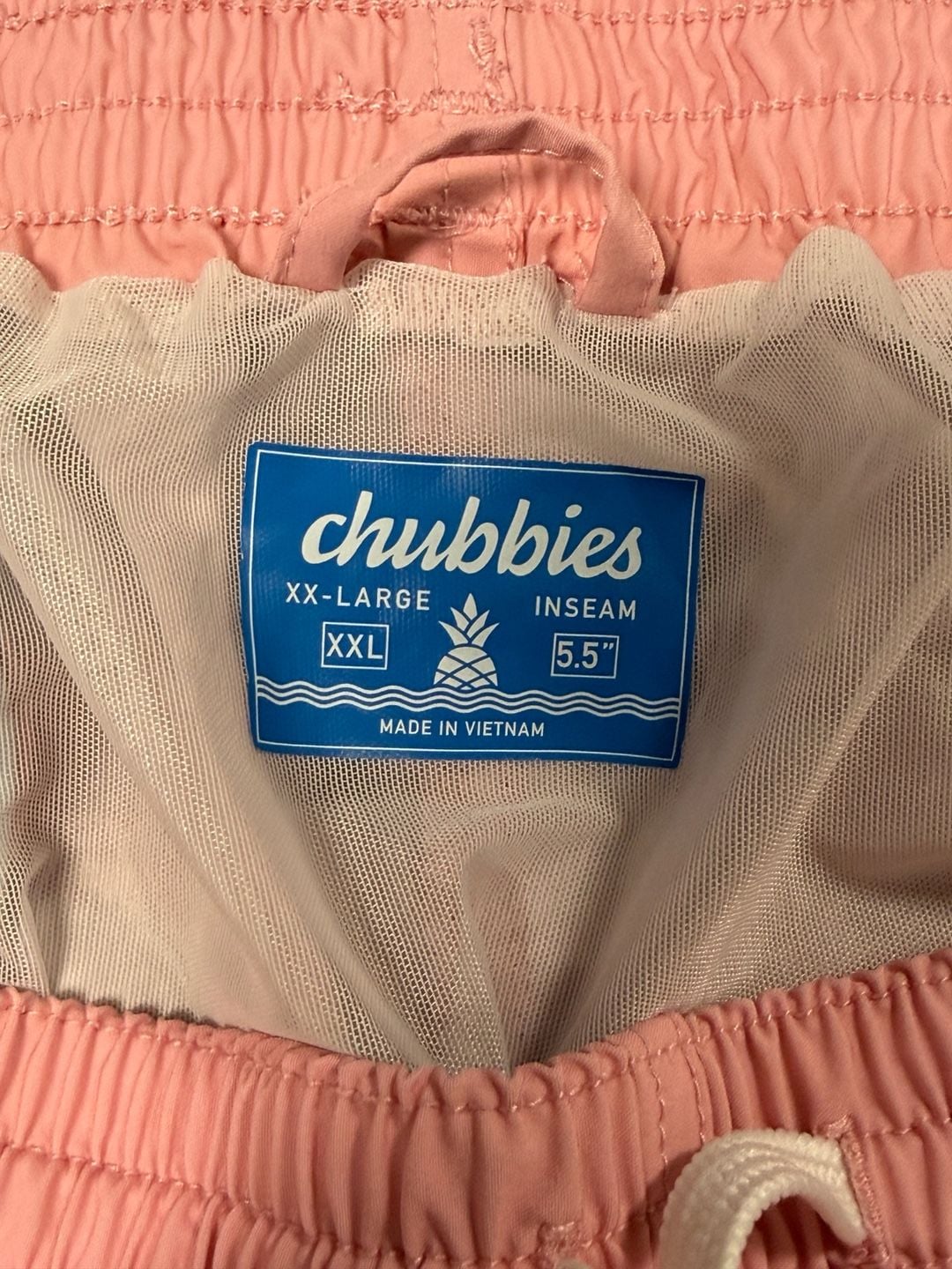 Chubbies The On The Horizons 5.5 Swim Trunks XXL Pink Blue 6