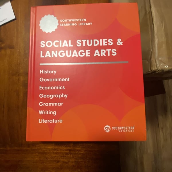 Southwestern Advantage Social Studies & Language Arts Hardcover Book