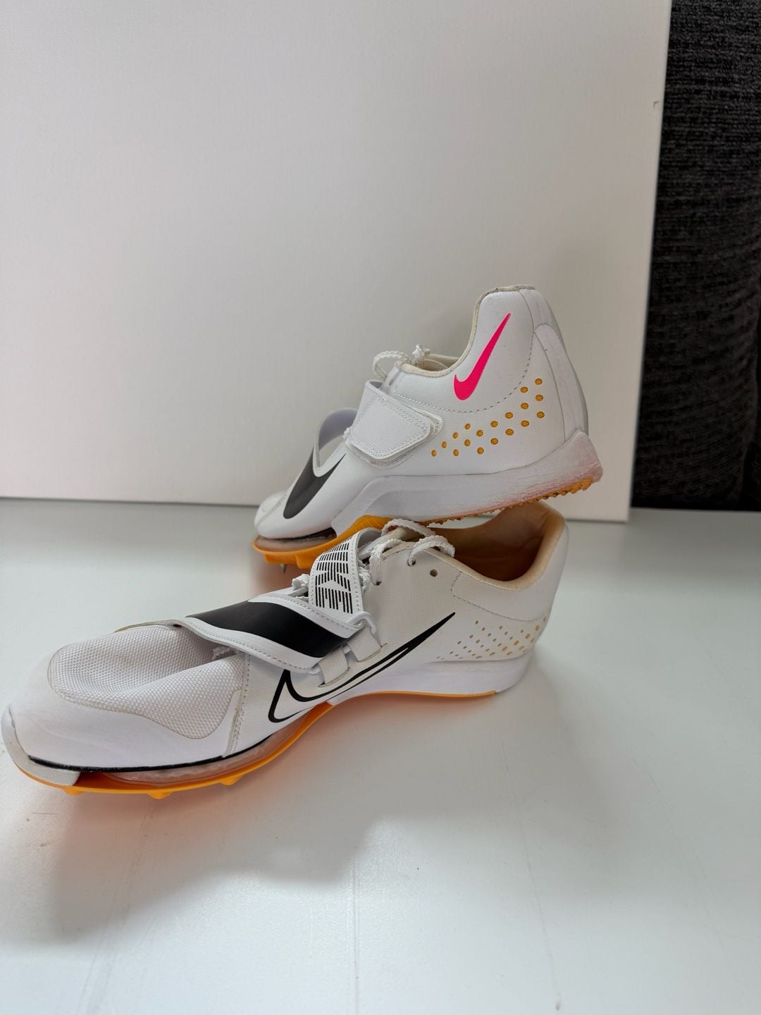 Nike Air Zoom Long Jump Elite White Black Orange Spikes 4