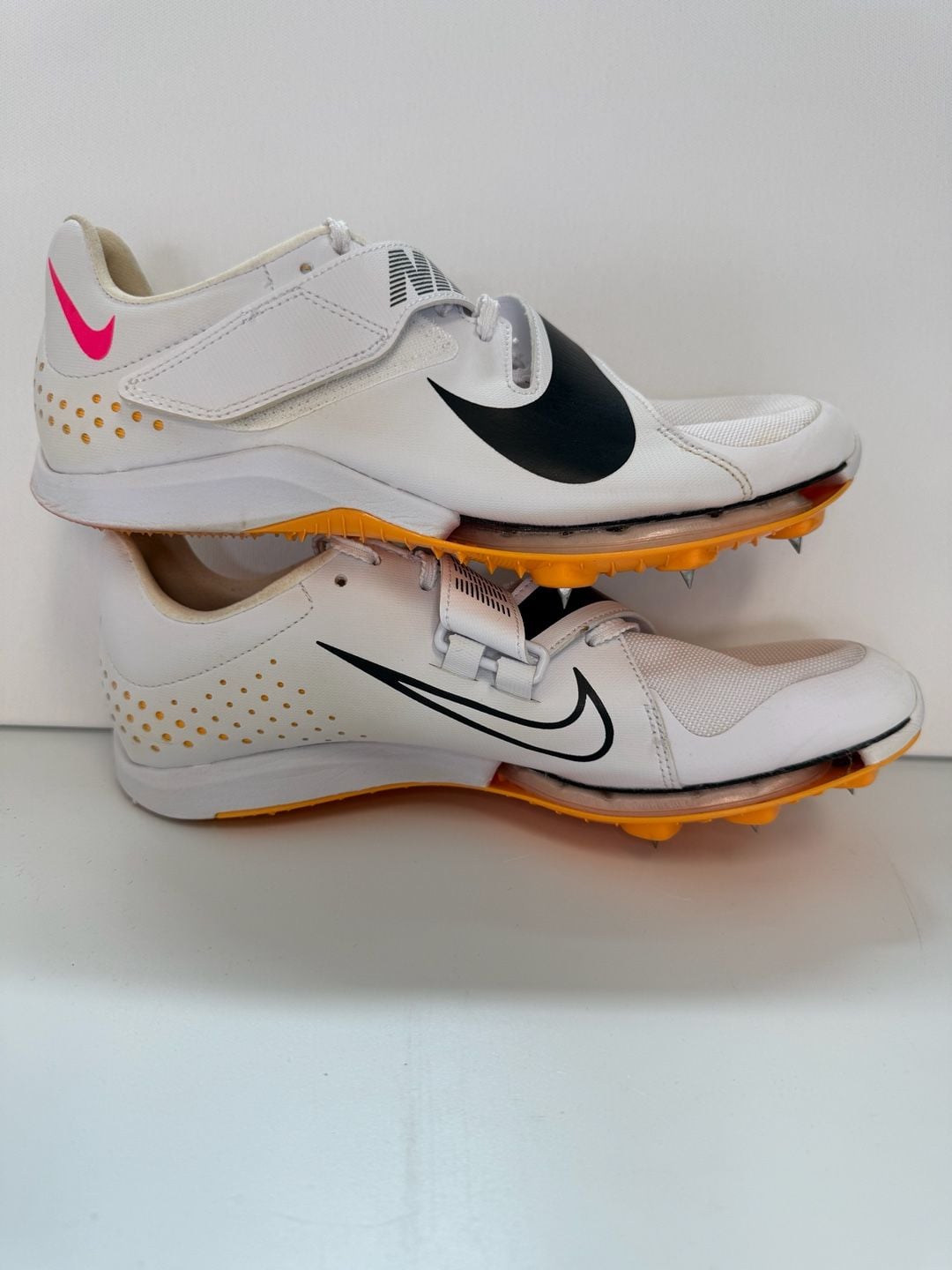 Nike Air Zoom Long Jump Elite White Black Orange Spikes 5