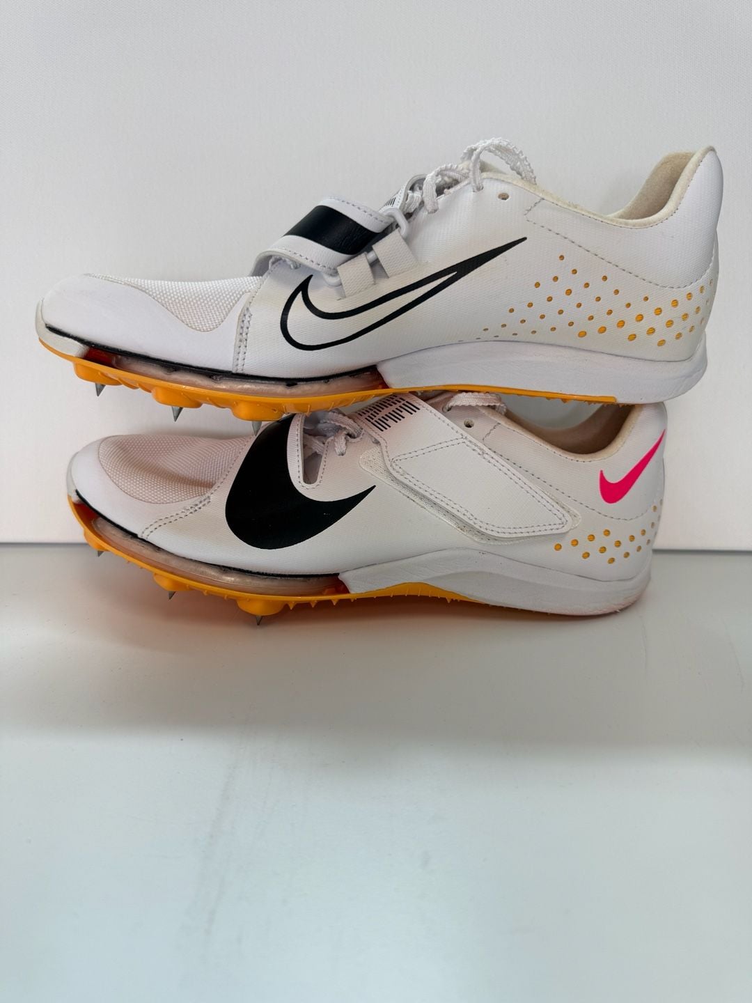 Nike Air Zoom Long Jump Elite White Black Orange Spikes 6