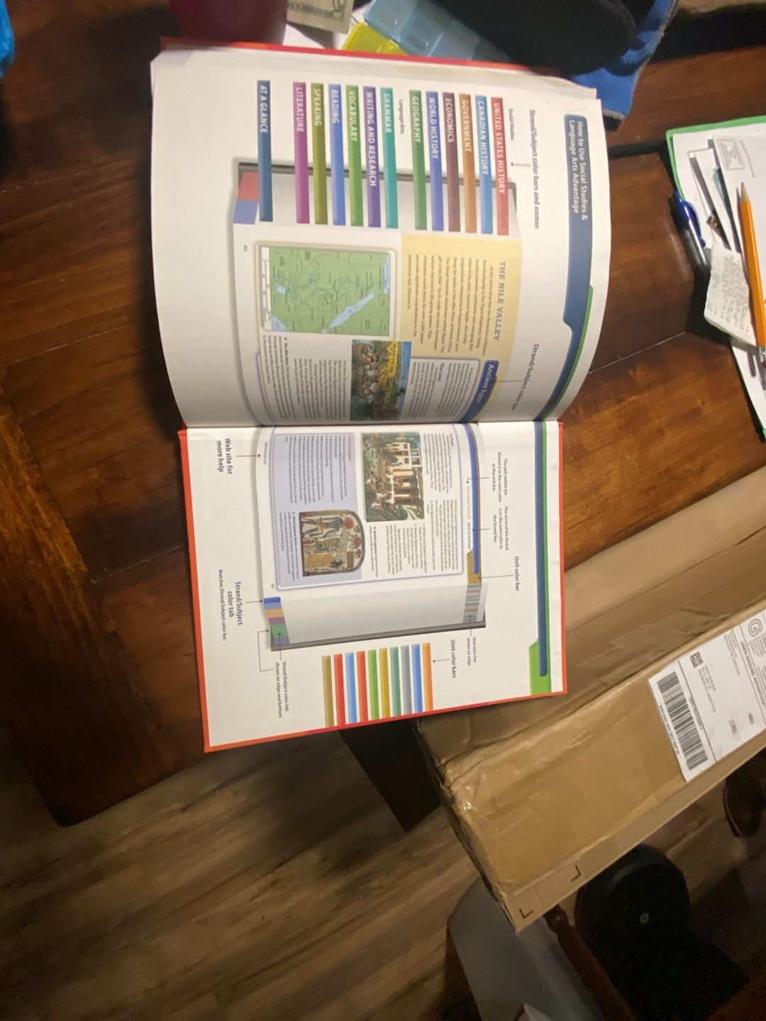 Southwestern Advantage Social Studies & Language Arts Hardcover Book 4
