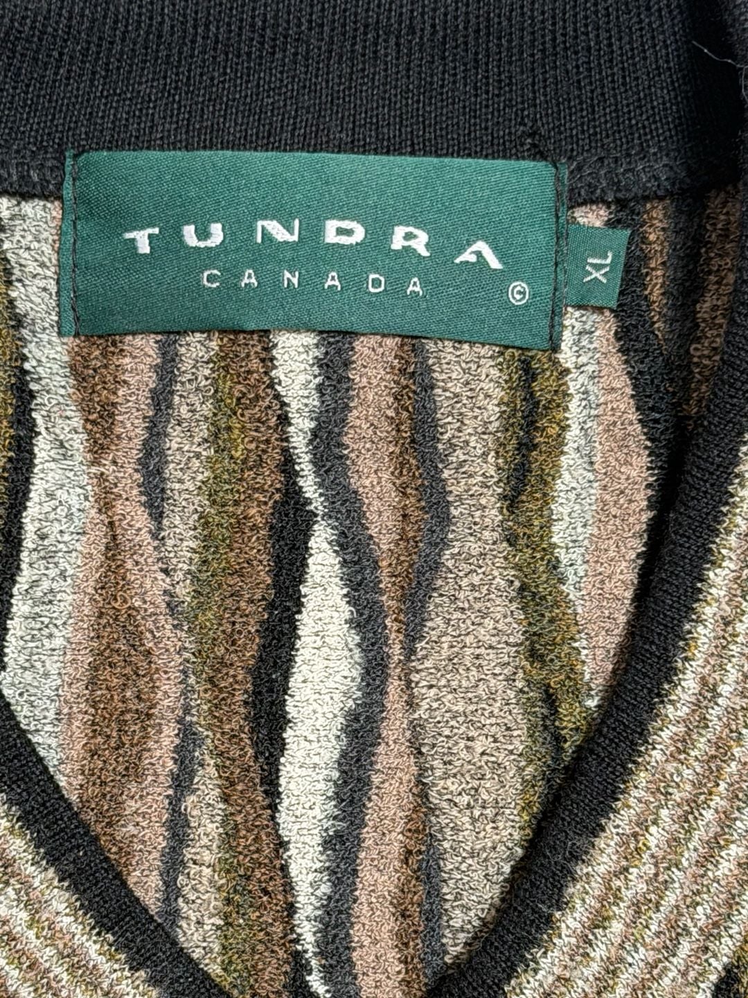 Tundra Canada 3D Knit Sweater Size XL Multicolor Wool Blend 2