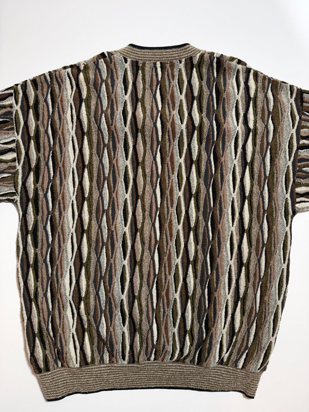 Tundra Canada 3D Knit Sweater Size XL Multicolor Wool Blend 5