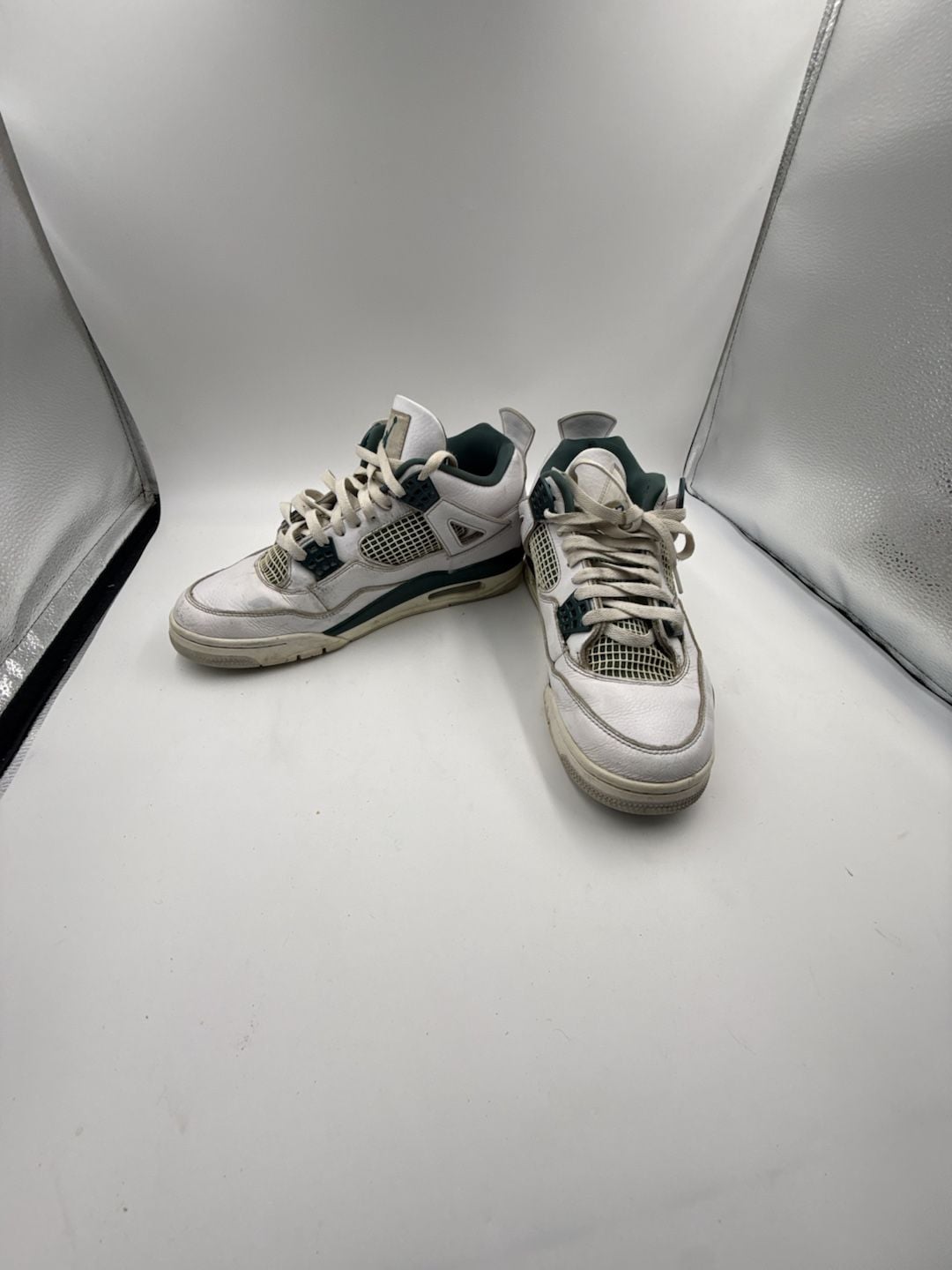 Nike Air Jordan 4 Retro Size 10 Oxidized Green White Sneakers 2