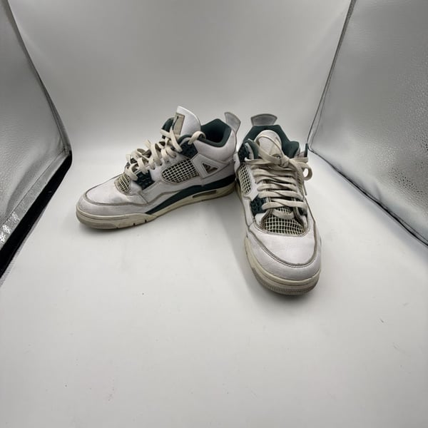 Nike Air Jordan 4 Retro Size 10 Oxidized Green White Sneakers