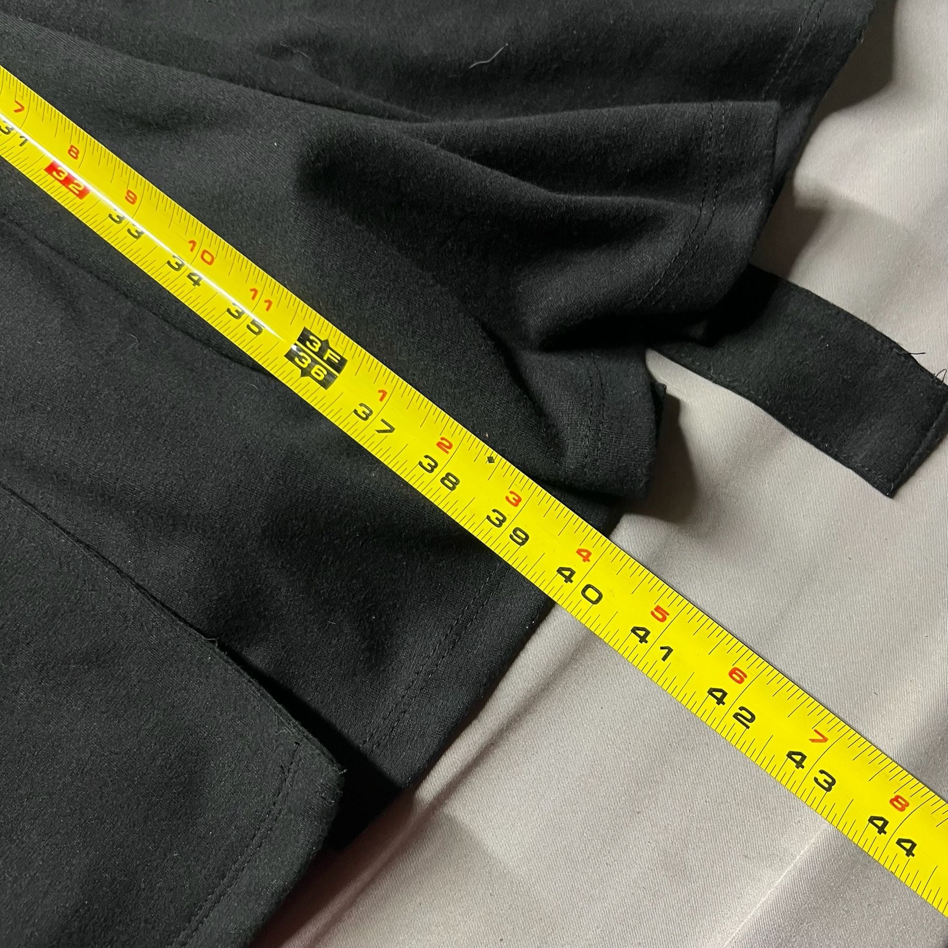 Torrid Brushed Ponte Swing Trench Coat Size 3X 22-24 Black Double Breasted 8