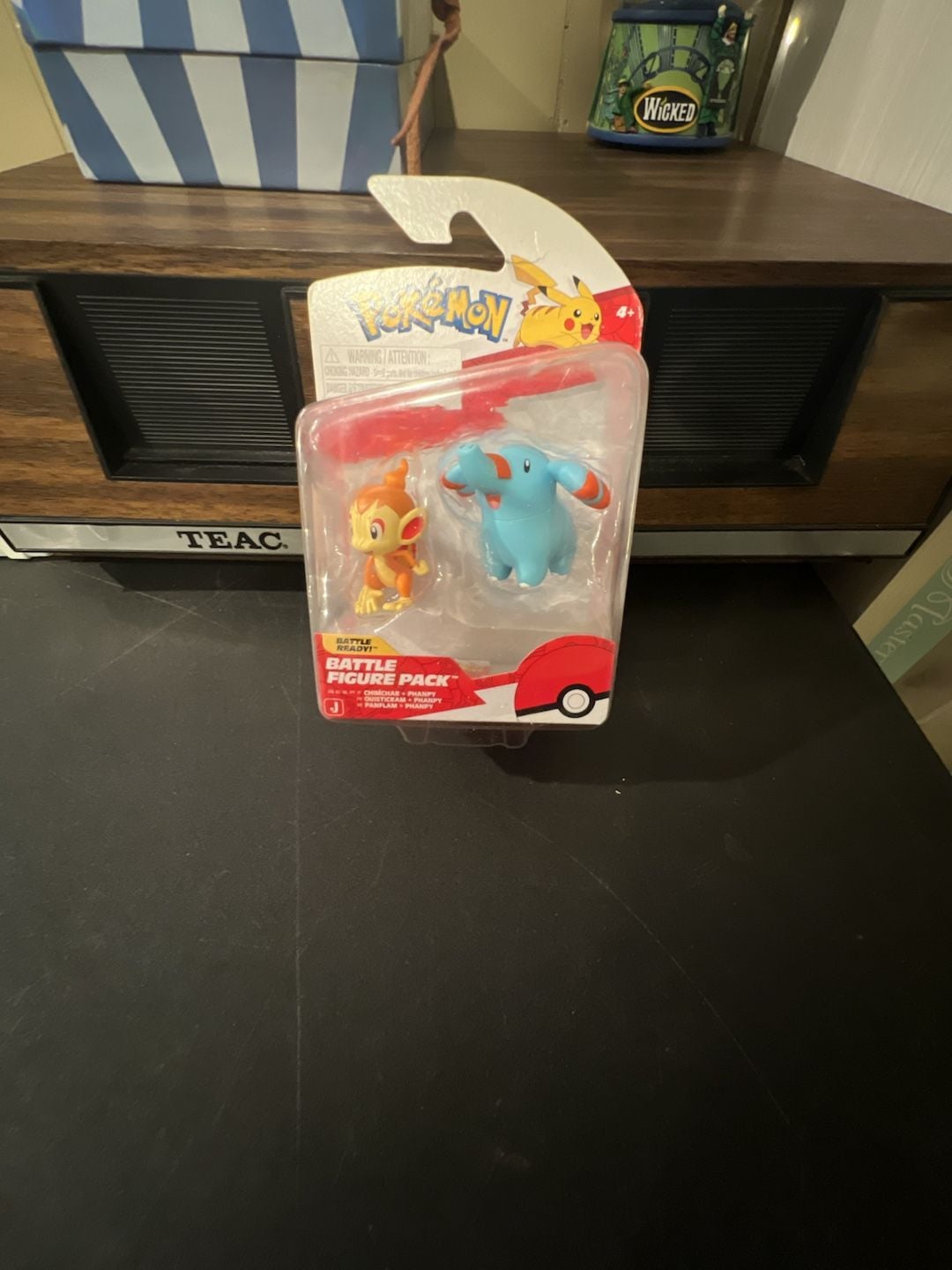 Pokemon Chimchar And Phanpy Battle Figure Pack 1