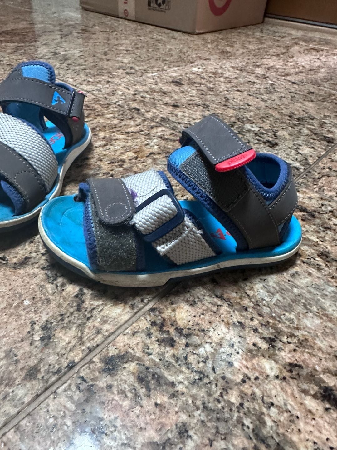 Plae Sam Sandals Blue Gray 5