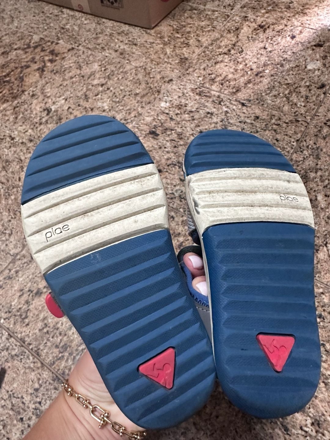 Plae Sam Sandals Blue Gray 6