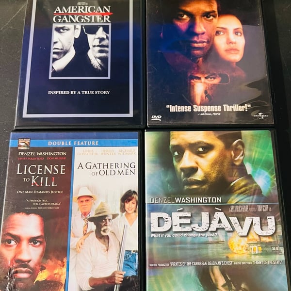 Denzel Washington DVD Movie Lot
