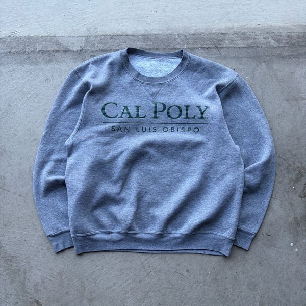 Cal Poly San Luis Obispo Crewneck Sweatshirt Gray Heather