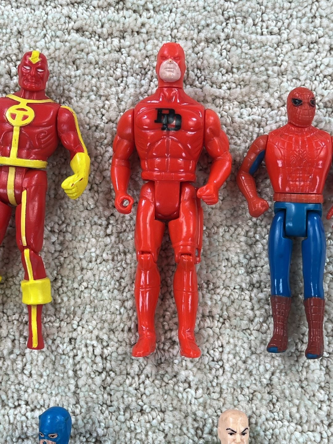 Vintage 70s-90s Action Figure Lot-Kenner Super Powers, Mattel Secret Wars, Mego 5