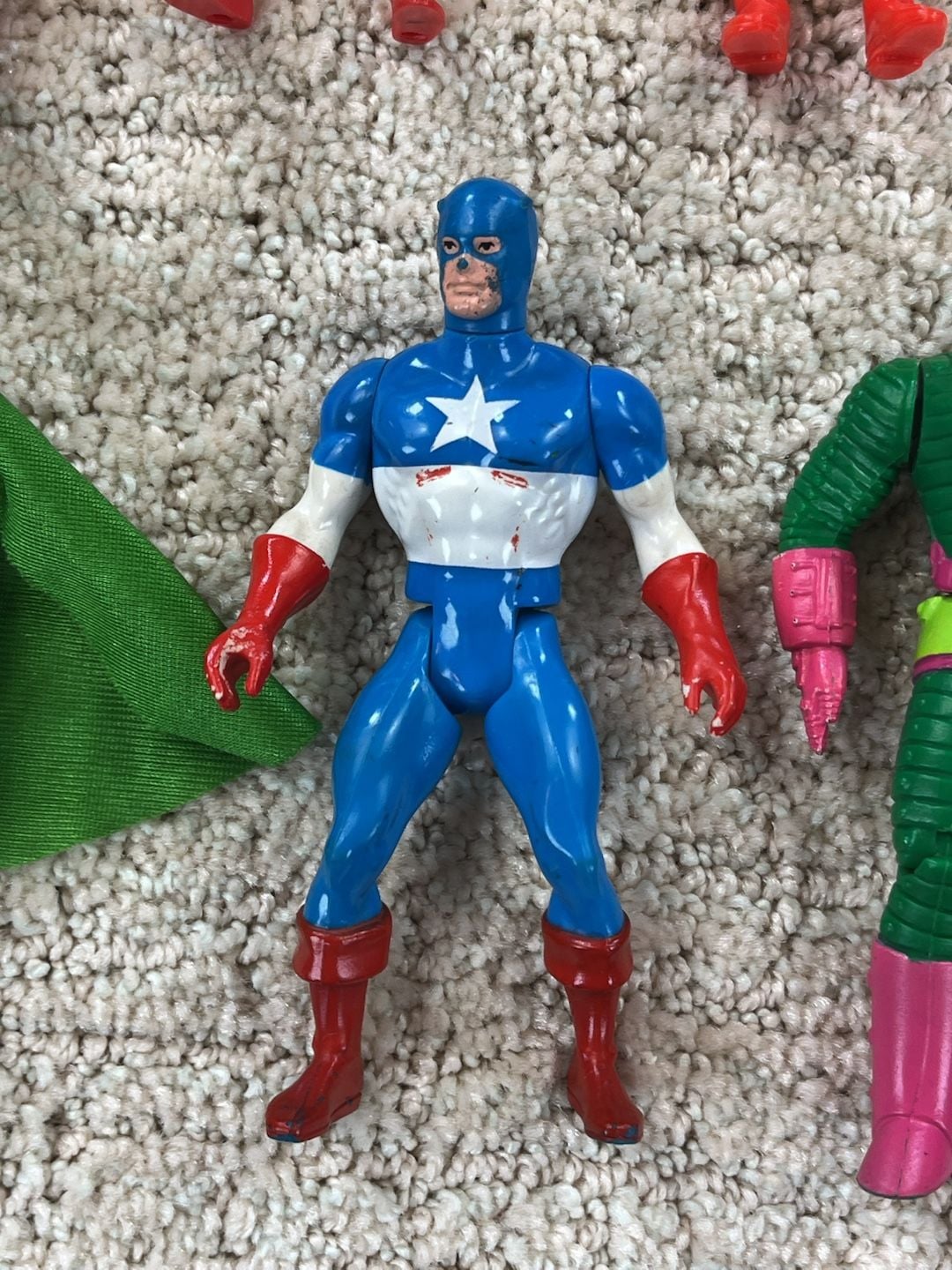 Vintage 70s-90s Action Figure Lot-Kenner Super Powers, Mattel Secret Wars, Mego 8