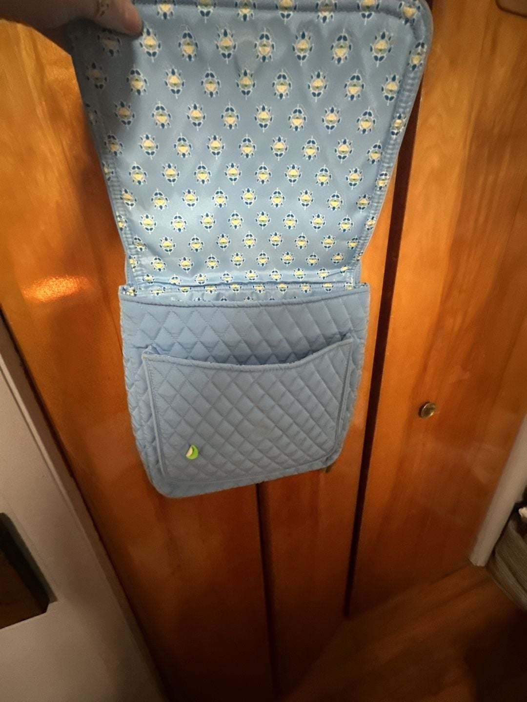Vera Bradley Quilted Crossbody Bag Blue 4