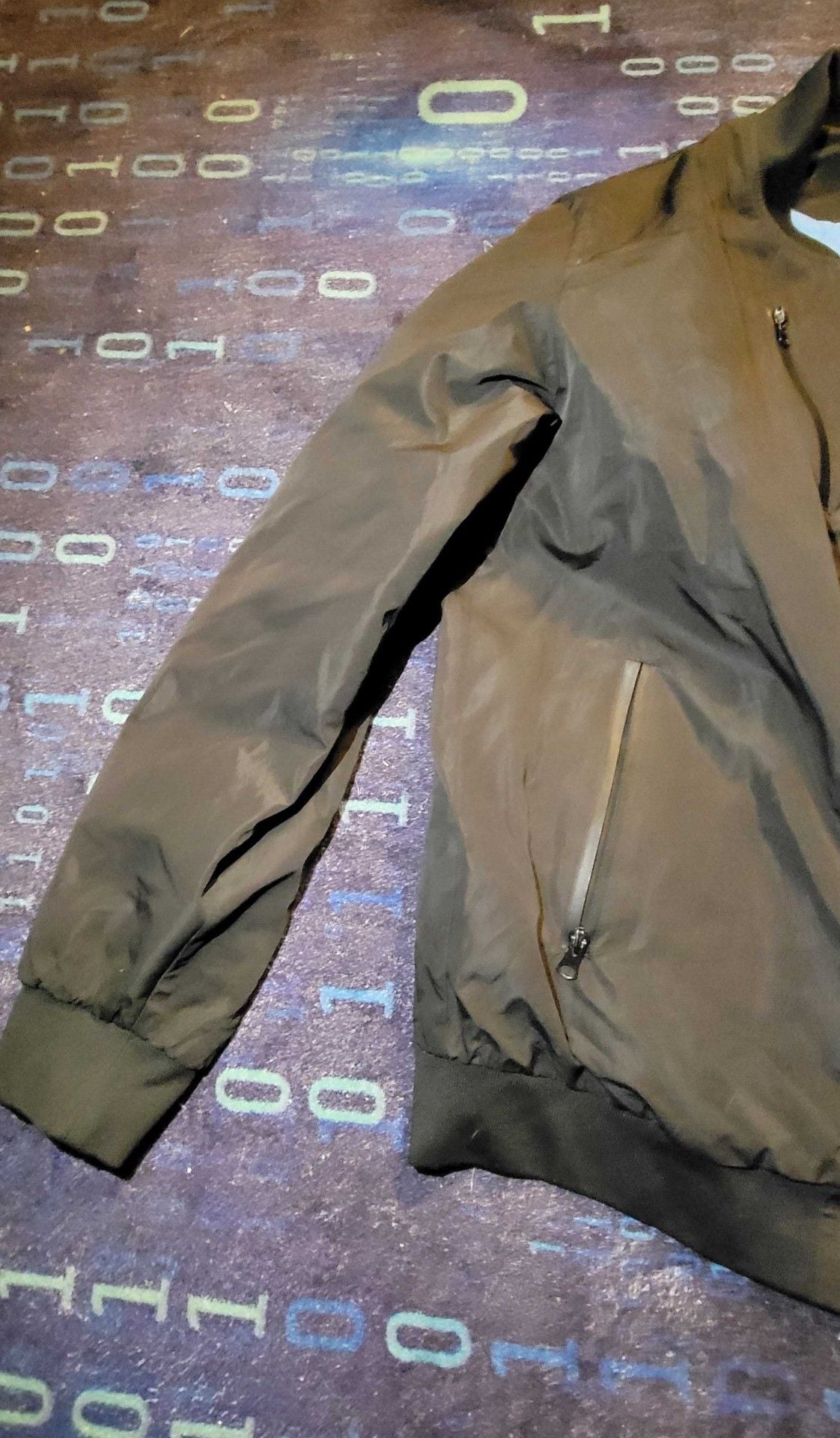 Discord Bomber Jacket Size XL/G Black Quilted Lined Zip Pockets 5