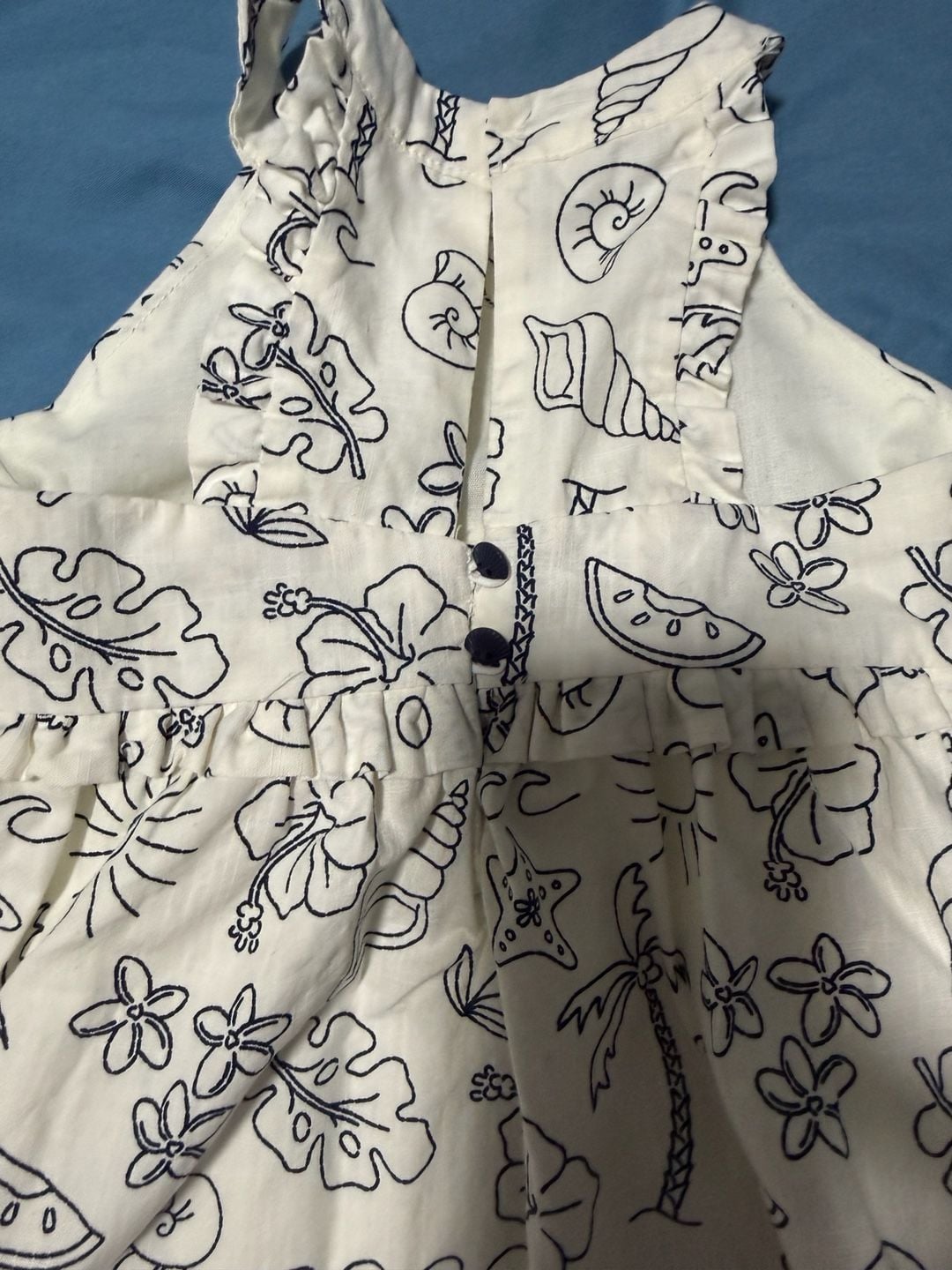 Haute Hippie Outfit Set Size 12M White Black Doodle Print Top And Shorts 5