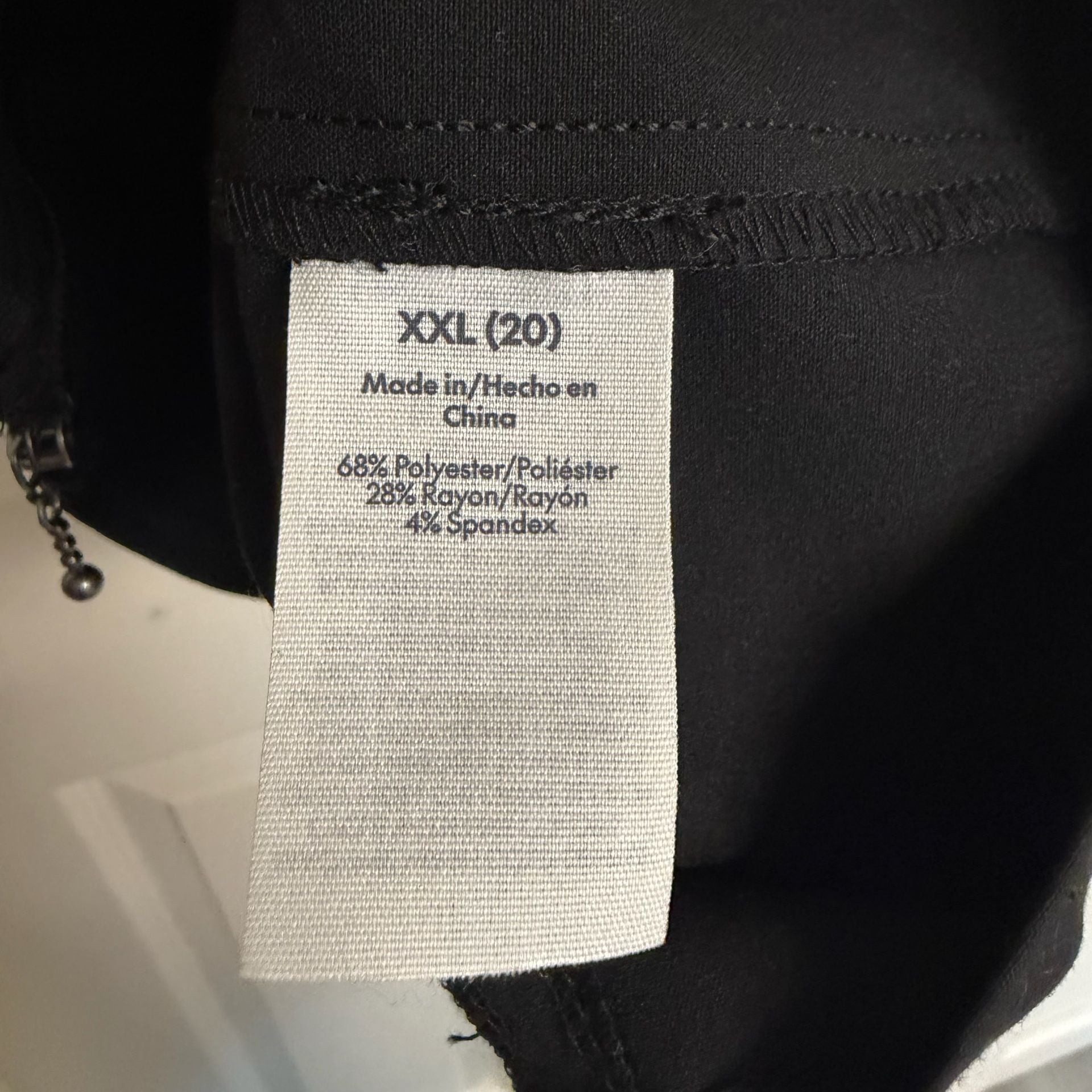 No Boundaries Zip Front Vest Size XXL Black/135 9