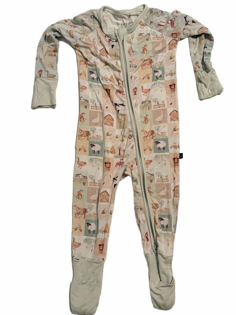 The Sleepy Sloth Farm Days Bamboo Sleeper Size 3-6M Multi 3