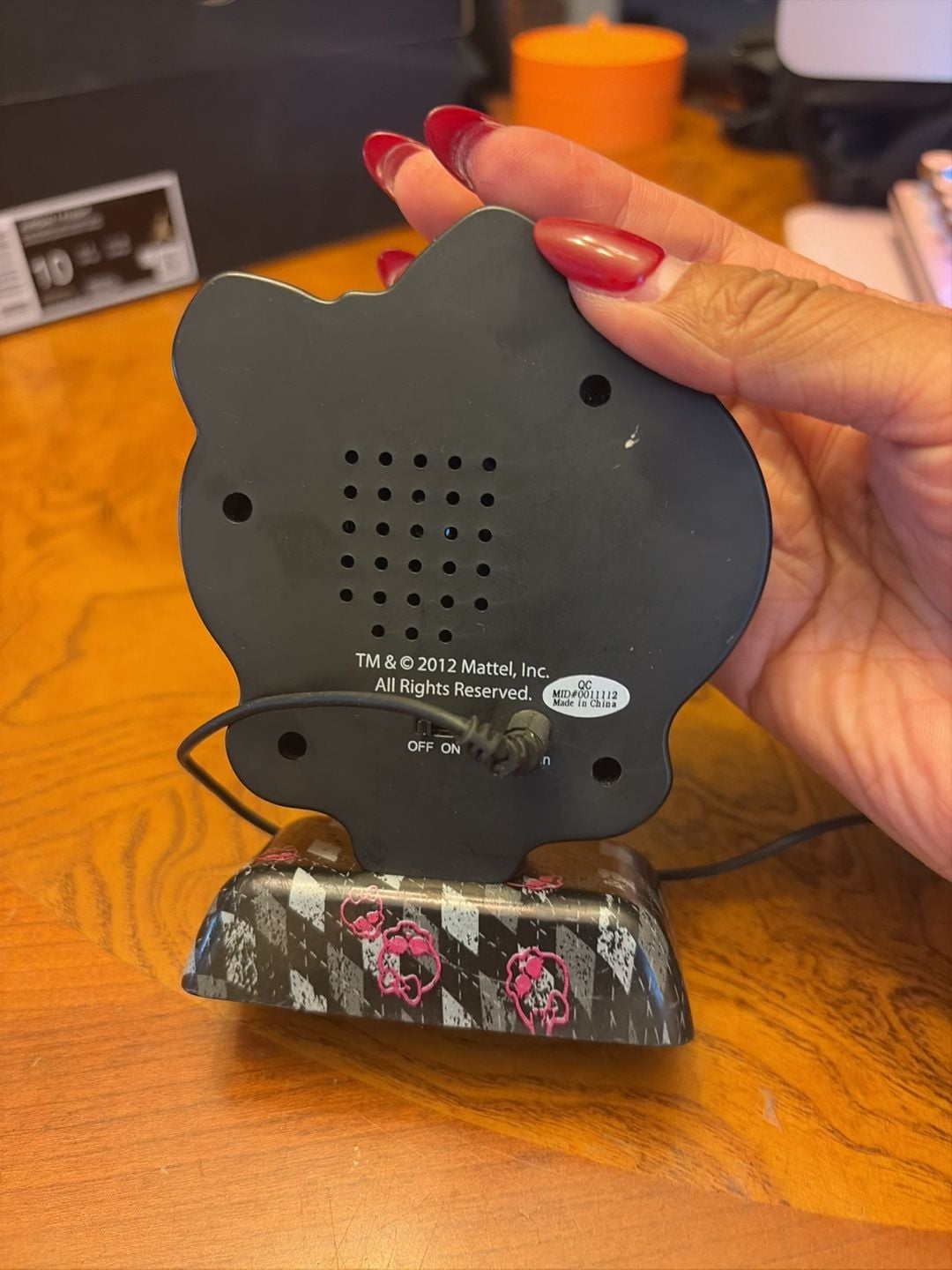 Mattel Monster High Portable Speaker Skull MP3 2