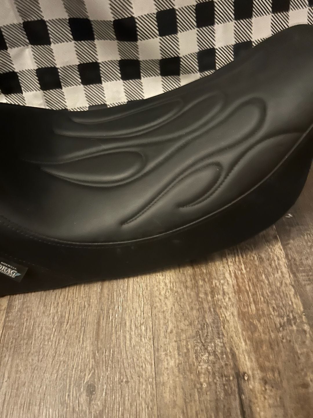 Drag Specialties Predator Flame Stitched 2-Up Motorcycle Seat 5