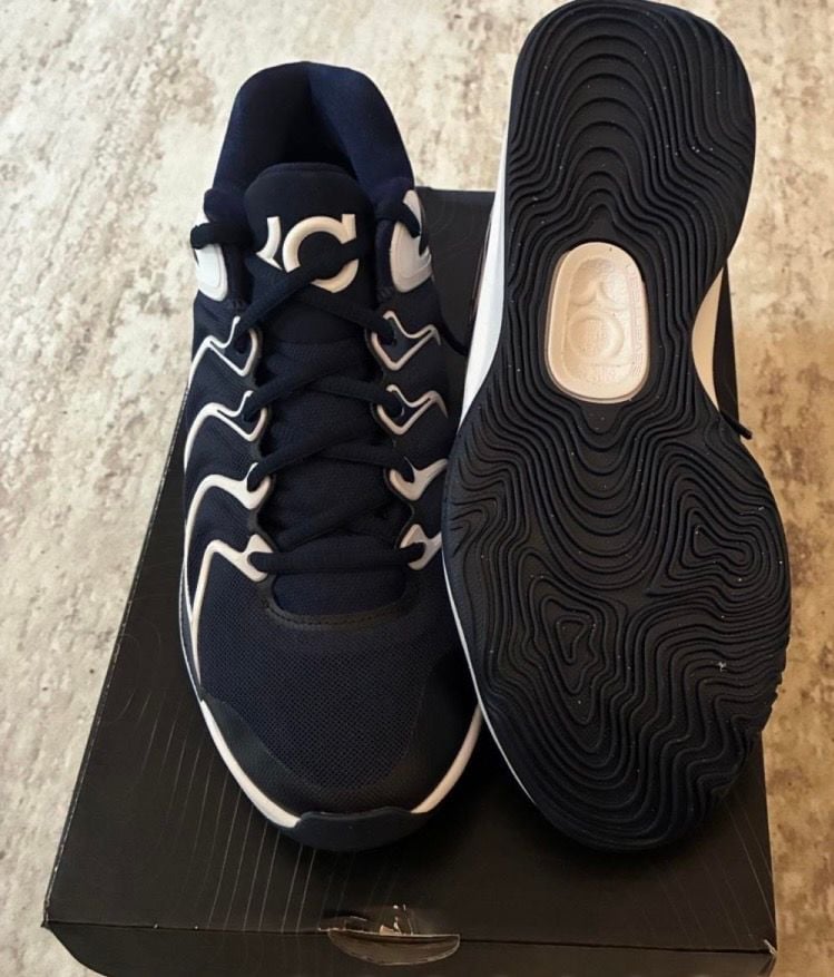 Nike KD 17 TB Size 8 College Navy Basketball Shoes 11