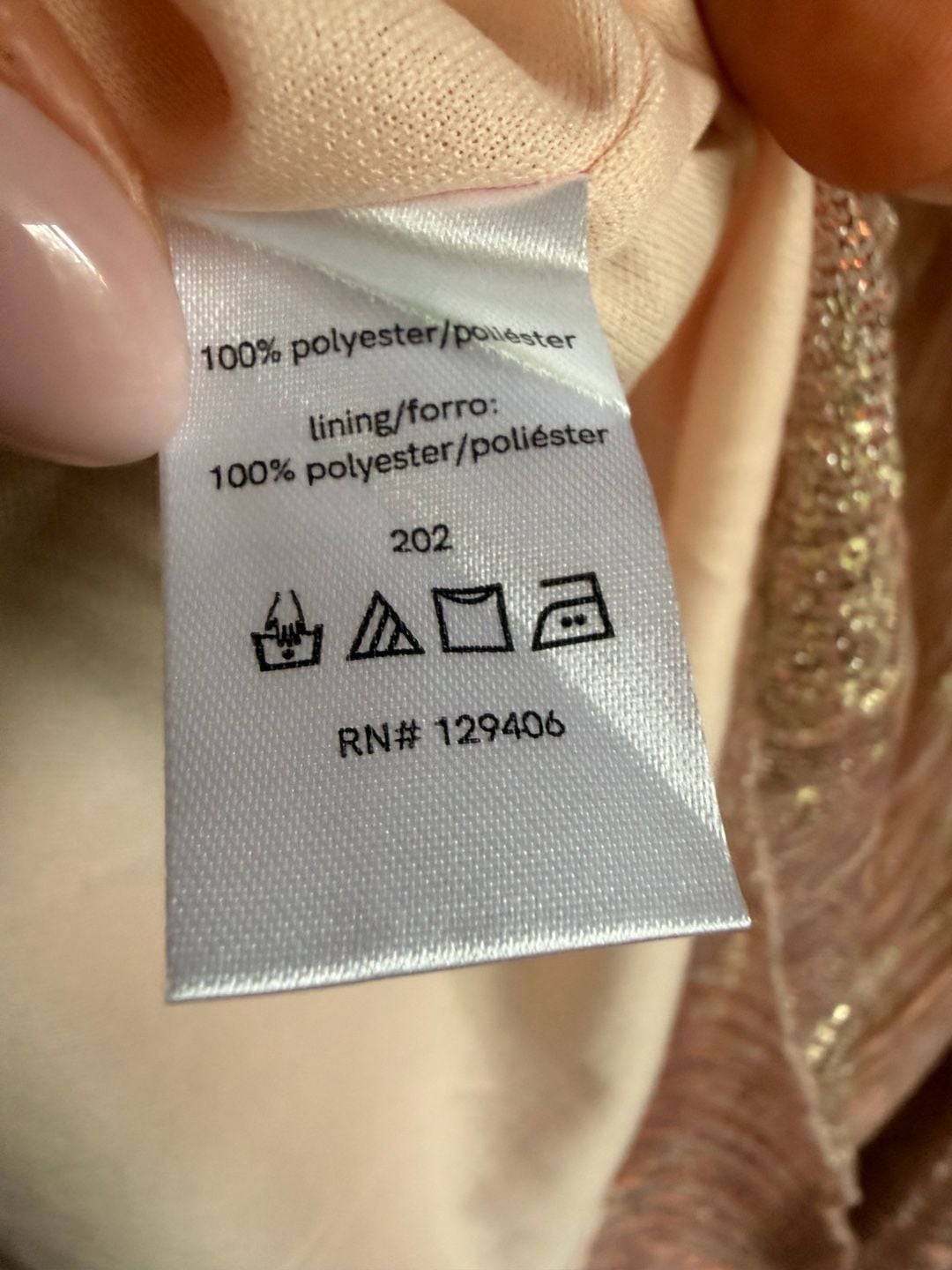 Venus Hanky Hem Shimmer Dress M (8-10) 12