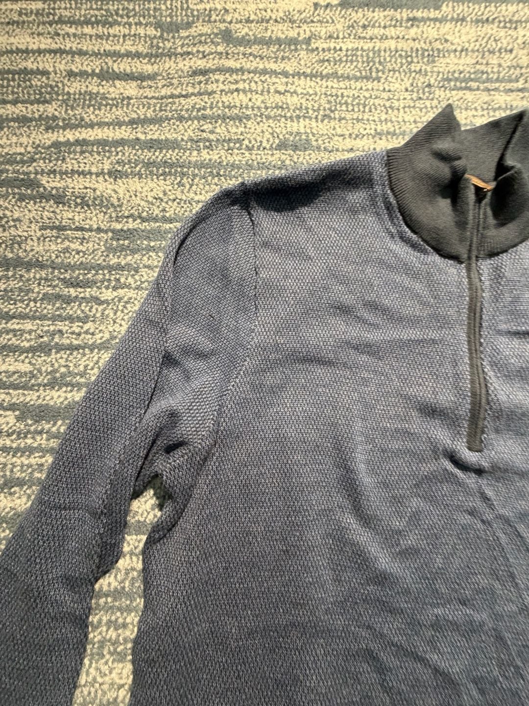 Vineyard Vines Hamilton Quarter-Zip Pullover Sweater Blue 5