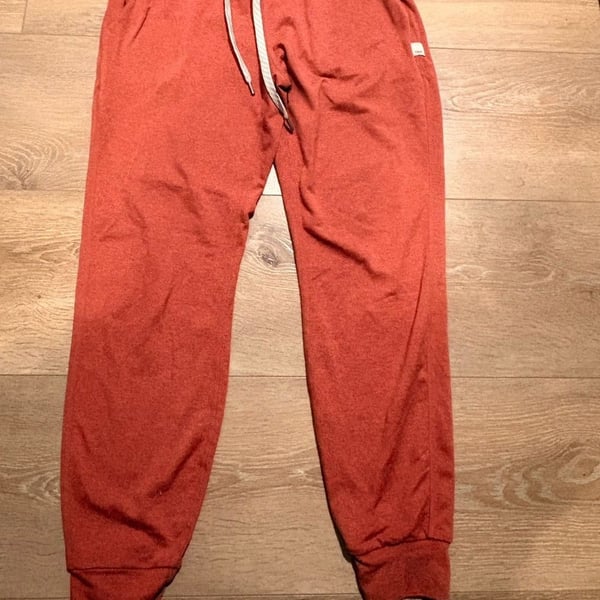 Vuori Performance Jogger Size XX-Small Orange Drawstring Sweatpants