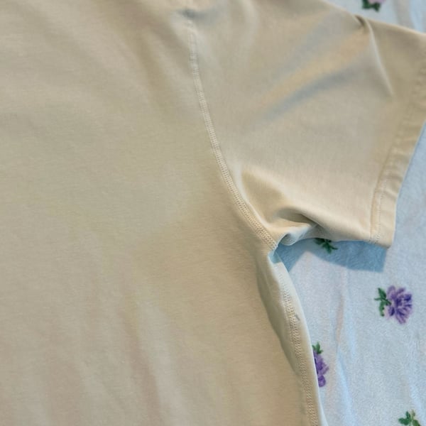 Bylt Drop-Cut Lux V-Neck T-Shirt Size XL Tan Short Sleeve
