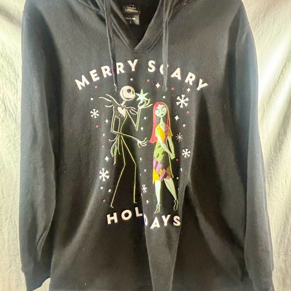 Tim Burton's The Nightmare Before Christmas Hoodie Size 2