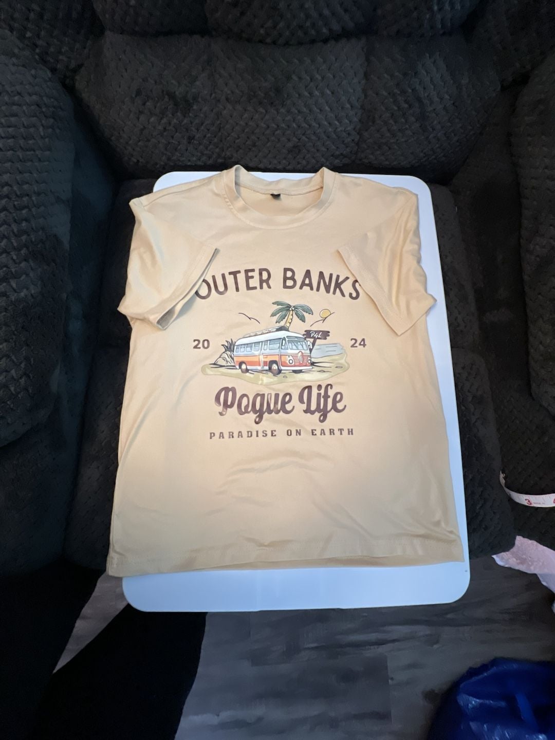 Outer Banks Pogue Life Graphic T-Shirt Beige 1