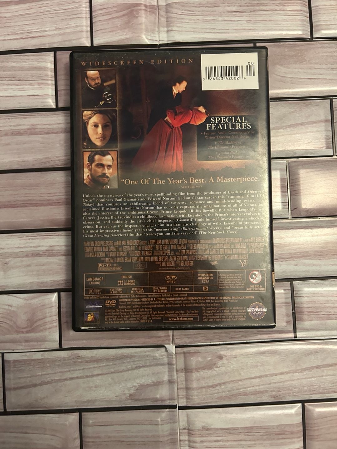 20th Century Fox The Illusionist DVD Widescreen Edition 2