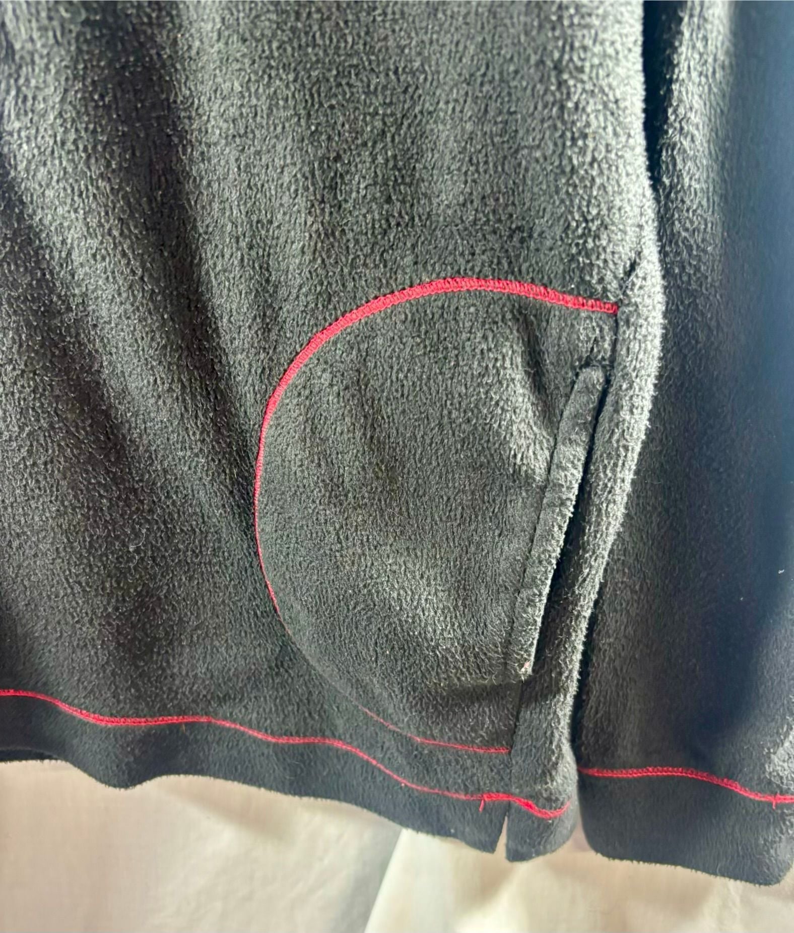 Peanuts Snoopy Fleece Sweatshirt Size M Black 5