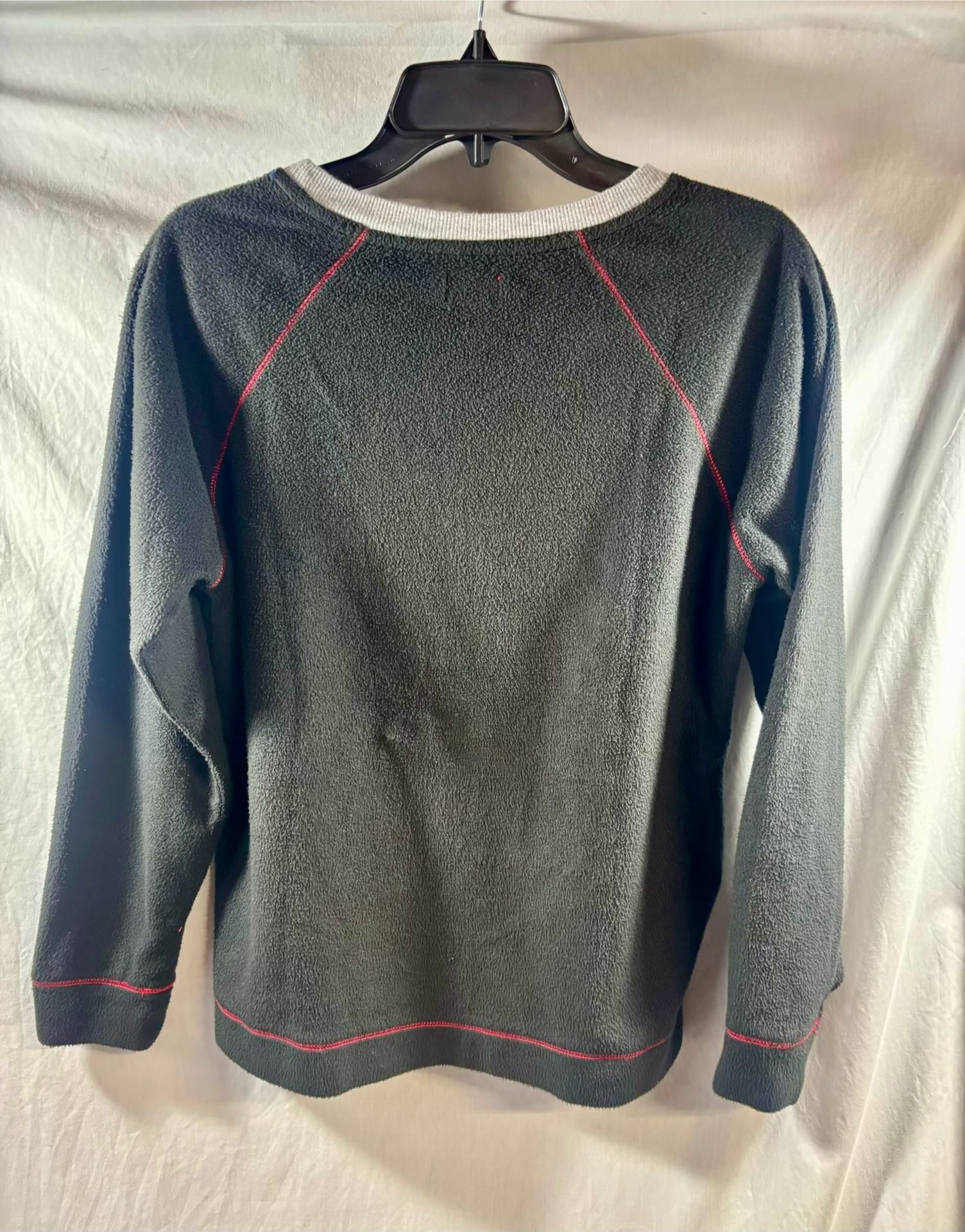 Peanuts Snoopy Fleece Sweatshirt Size M Black 6