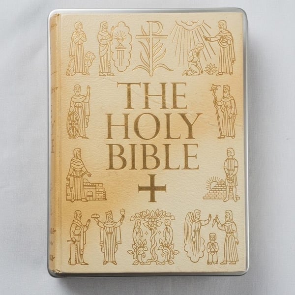 Vintage The Holy Bible Illustrated Hardcover Edition
