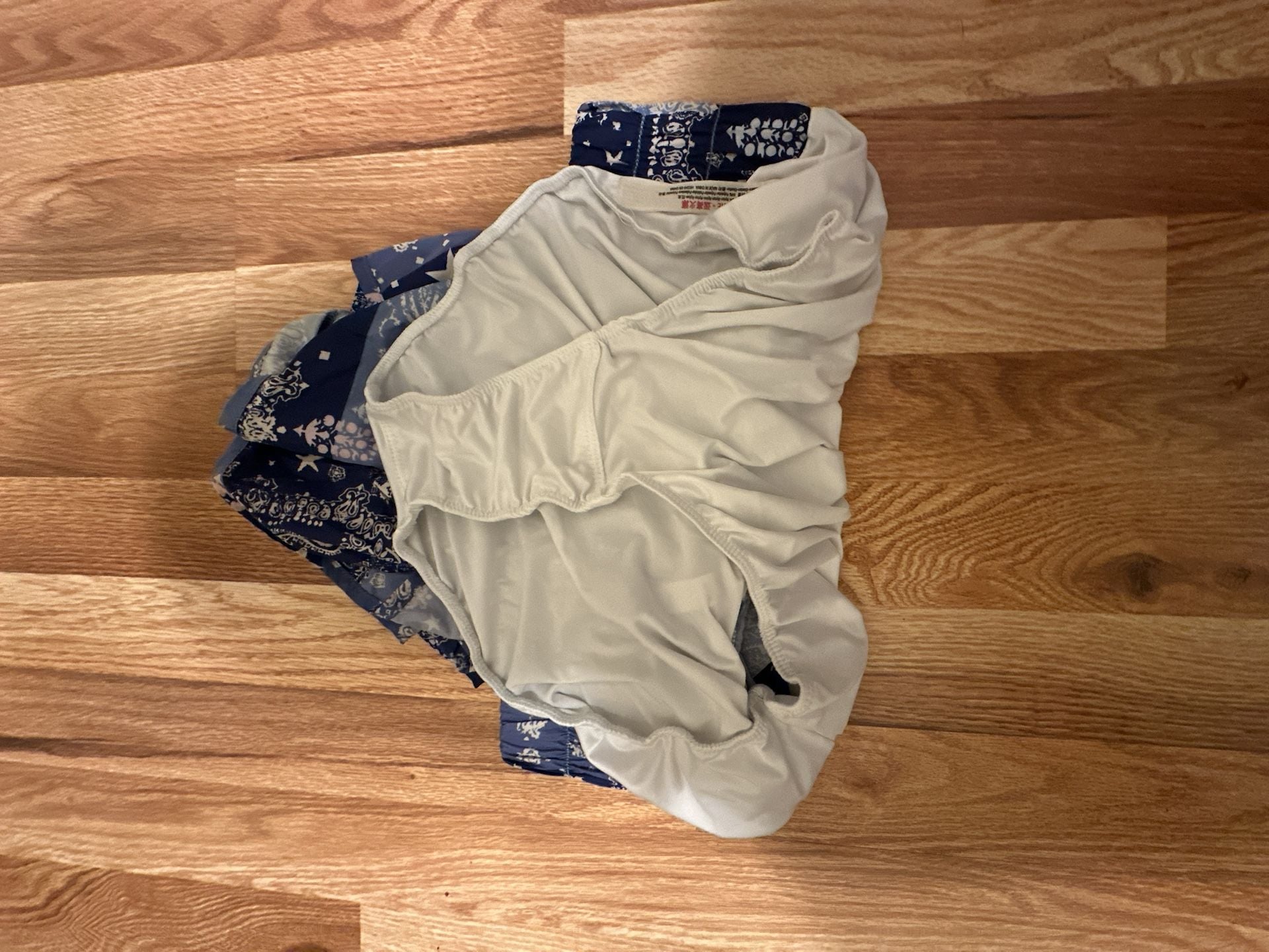 FP Movement The Way Home Shorts Size XL Blue Paisley Star Printed 8