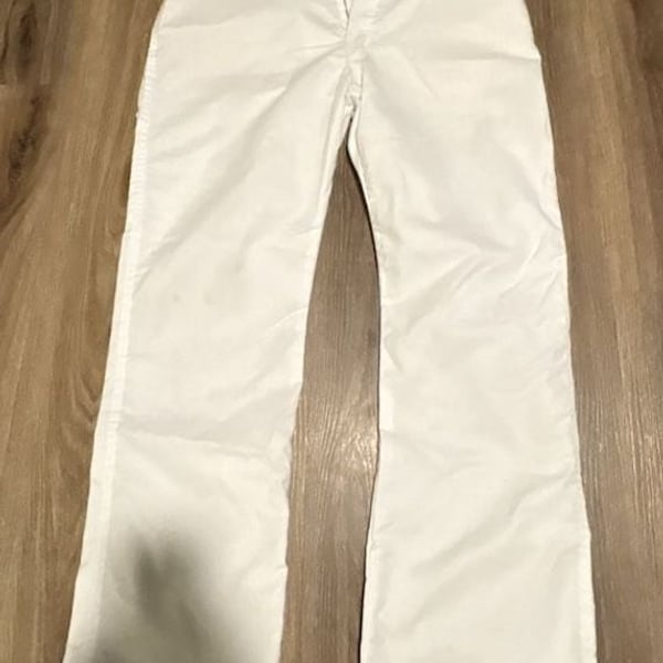 Dickies Work Pants Size 34x30 White Cotton Blend
