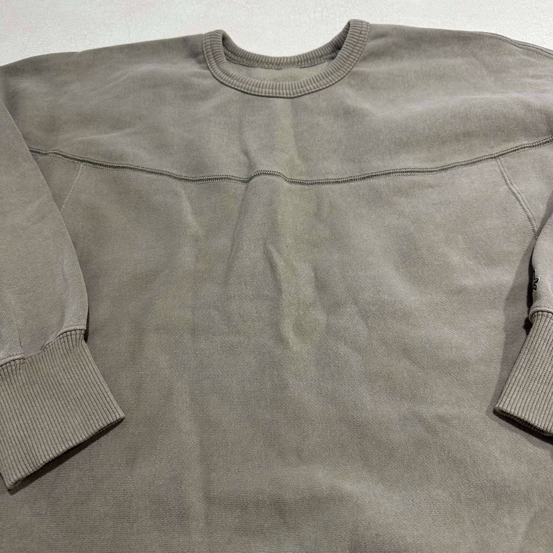 Tracksmith Trackhouse Beige Crewneck Sweatshirt, Women's Small, Running 4