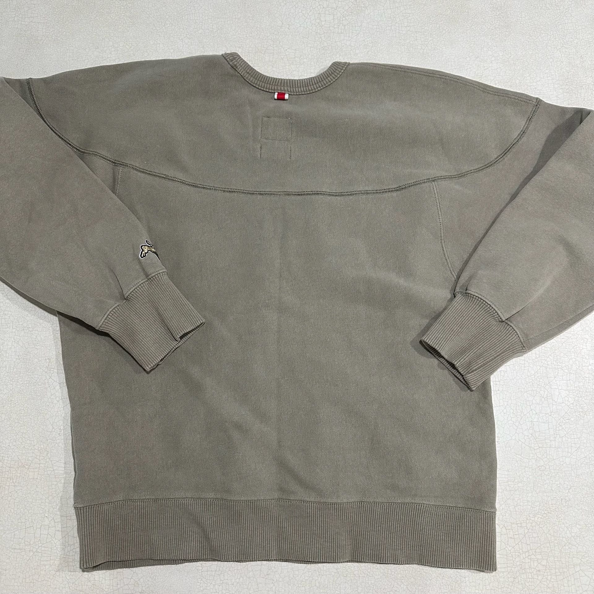 Tracksmith Trackhouse Beige Crewneck Sweatshirt, Women's Small, Running 7