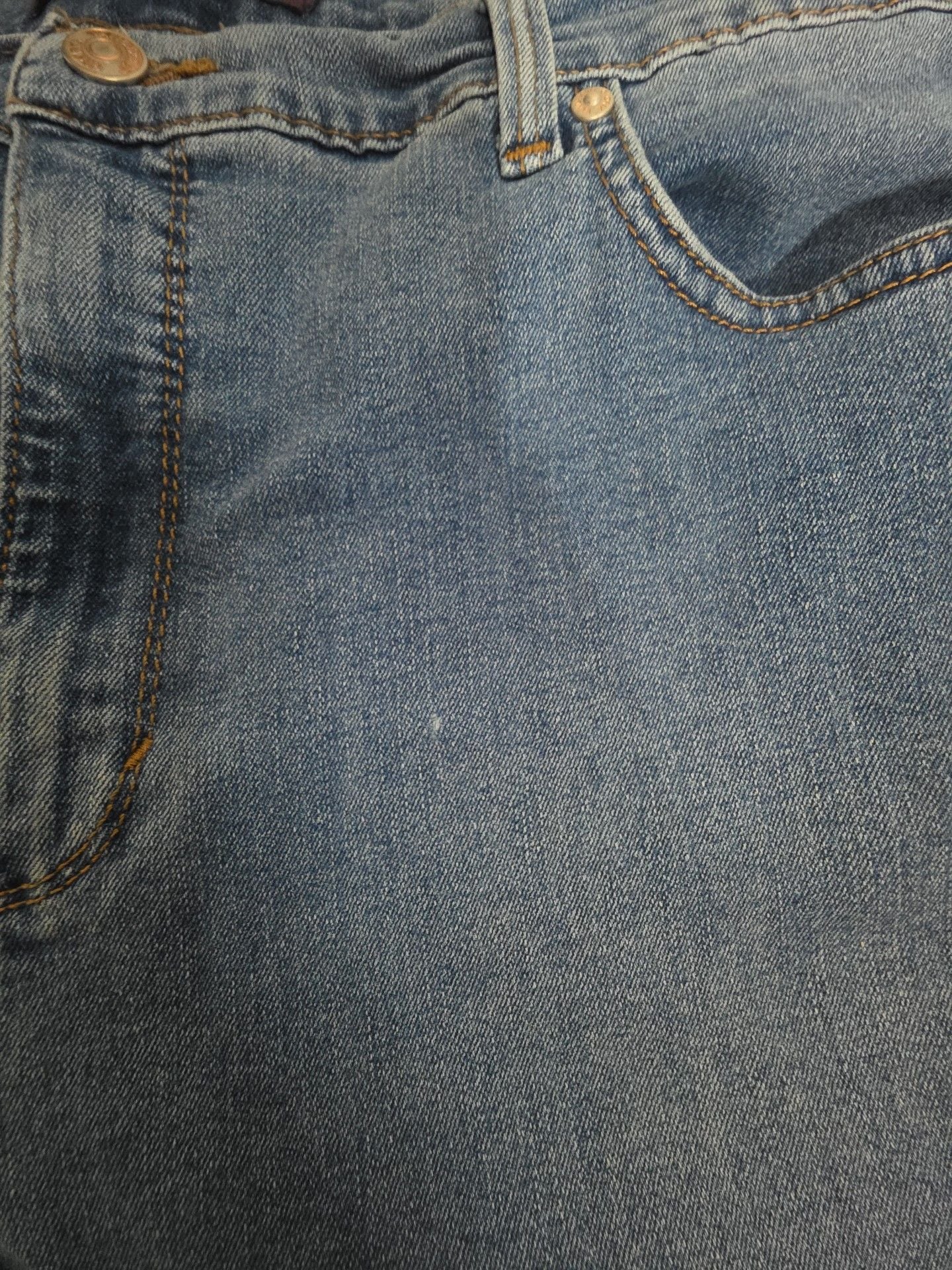 Gloria Vanderbilt Amanda capri Jeans Size 16 Blue Straight Leg Denim 8