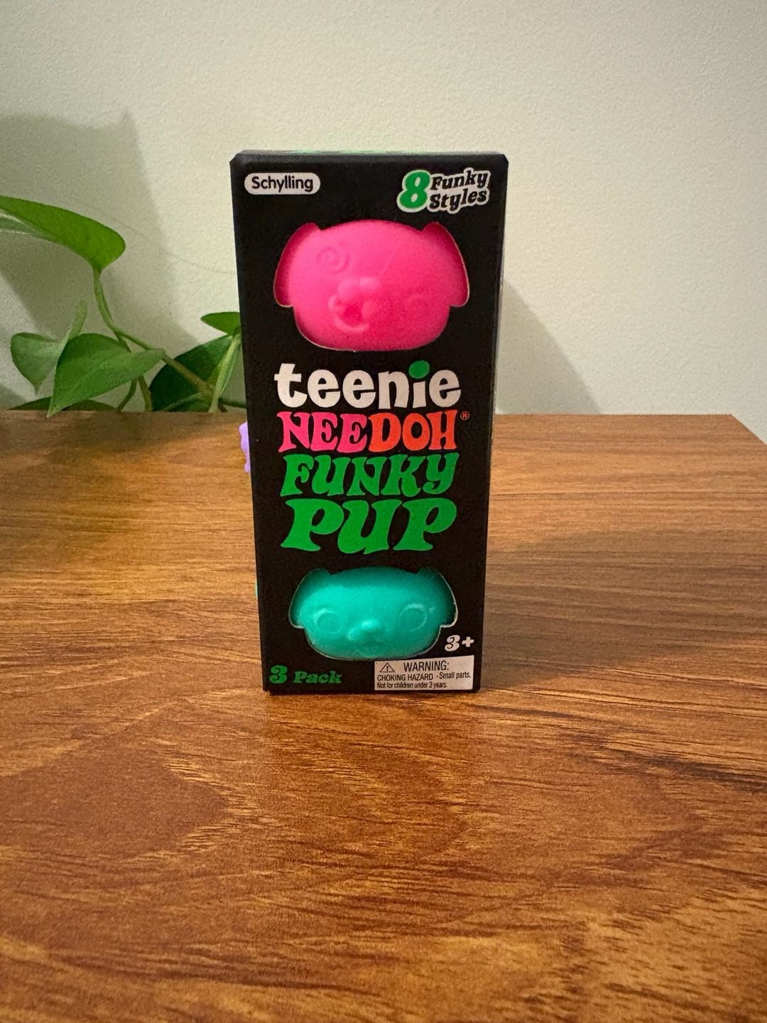 Schylling Teenie NeeDoh Funky Pup 3 Pack Stress Toy 1