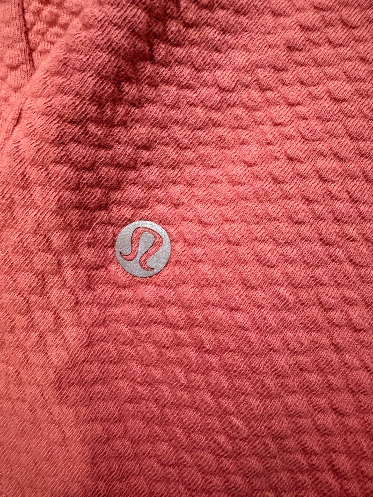 Lululemon Shorts Size M Pink Textured Athletic Drawstring 5