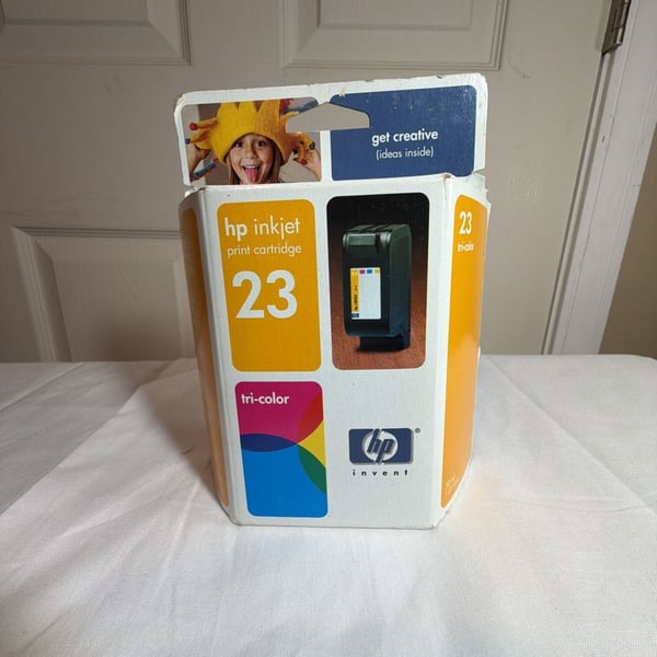 HP 23 Tri-Color Inkjet Print Cartridge C1823D